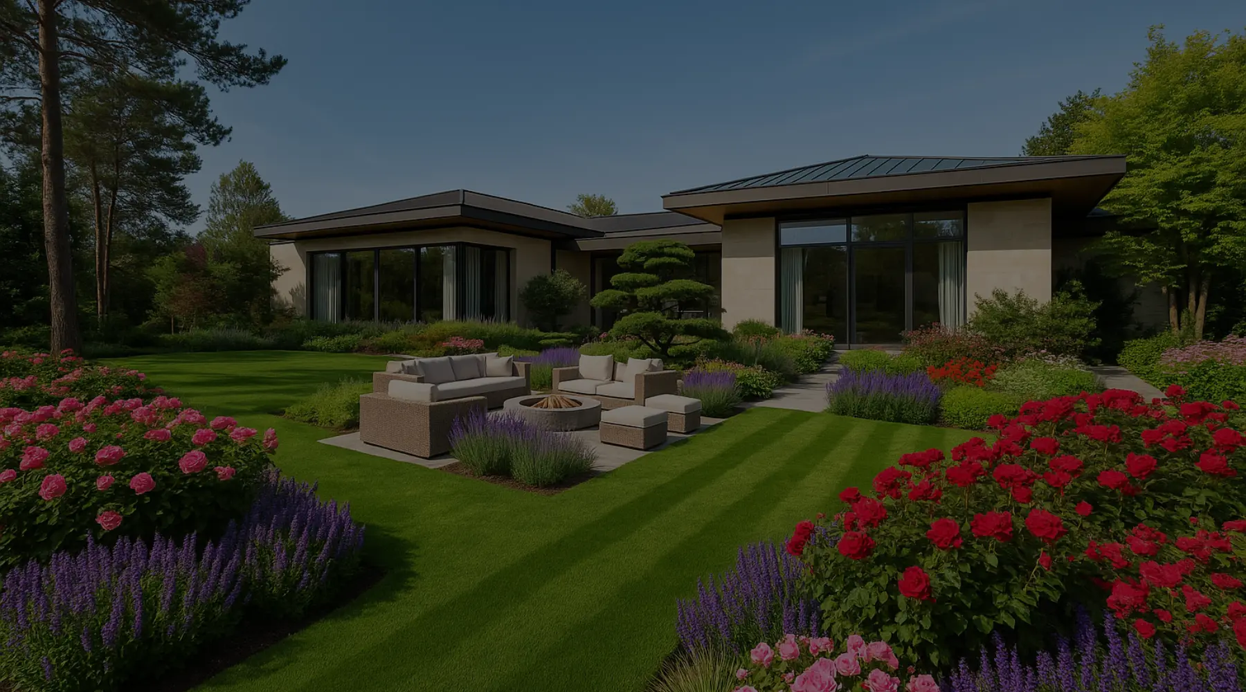 Ландшафтный дизайн под ключ в Красногорске и Московской области